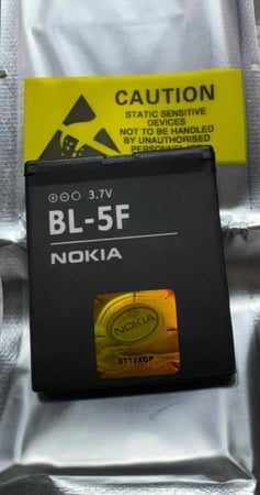بطاريه نوكيا N95 العادي الاصلية BL-5F اصلية 100 ٪ لجوال نوكيا N95 العادي انتاج جديد لنوكيا N95 N96 N98 N99 N72 N78 N93i 6290 E65 6290 E65 6210 6710N batteria
