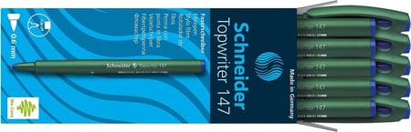 قلم شنايدر 147 كتابة (10 اقلام) ازرق