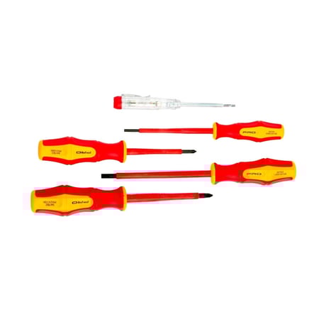 طقم مفكات 5 قطع معزول 1000فولت PRO