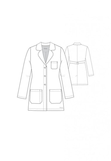 لابكوت قريز اناتومي Brooke نسائي أنيق بخامة فائقة النعومة ومرونة عملية