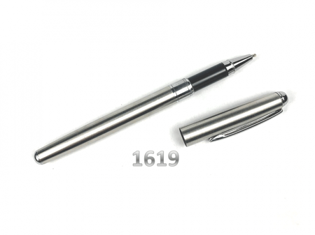 قلم كاربت فضي مع اسود