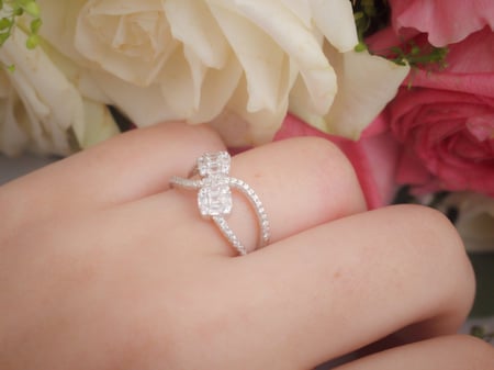 خاتم نسائي مميز - روائع الفضة