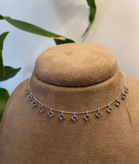 تشوكر فضة استرلينية عيار 925