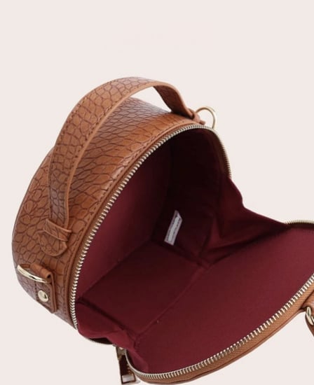 شنطة ساتشل/ بني✨