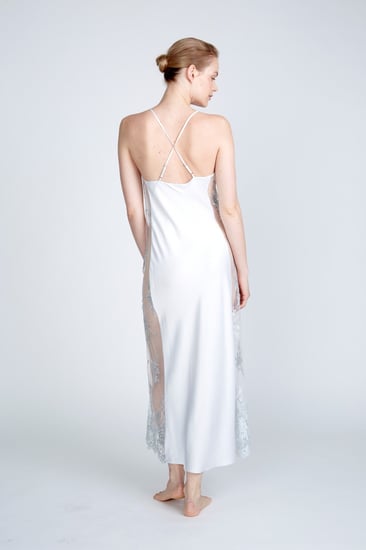 قميص طويل ساتان من RYA collection - 219N