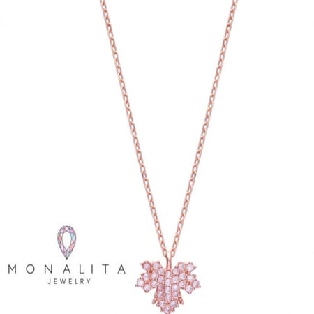 سلسلة أنيقة باللون روز جولد (N105) .