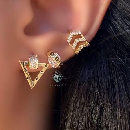 حلق كارتيه مثلث