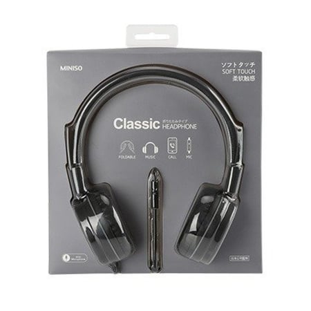 سماعة رأس سلكية قابلة للطي ( رمادي + اسود )