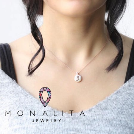 سلاسل الأحرف العربية الأنيقة , اللون روز جولد (LA1) .