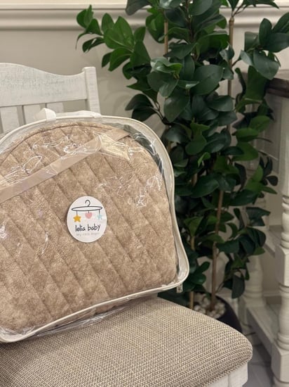 شنطة سرير متنقل للرضع والمواليد - خفيفة، مريحة، مثالية للسفر