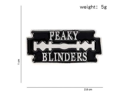 بروش فخم بتصميم Peaky Blinders