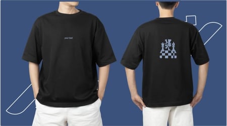 طباعة تيشيرت بطبعة Chess