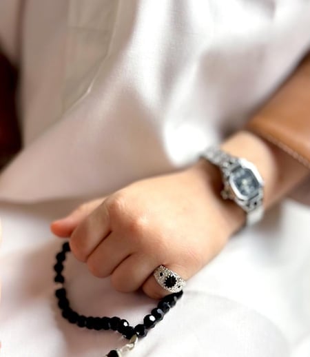 خاتم مواليد ولادي   قابل لتعديل المقاس