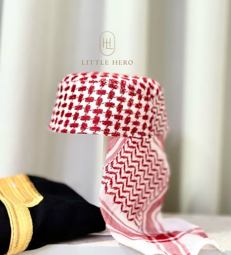 عمامة أطفال شكل شماغ