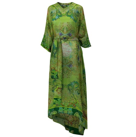 جلابية حرير مشجرة  من EVA B. BITZER - 836/31704SE