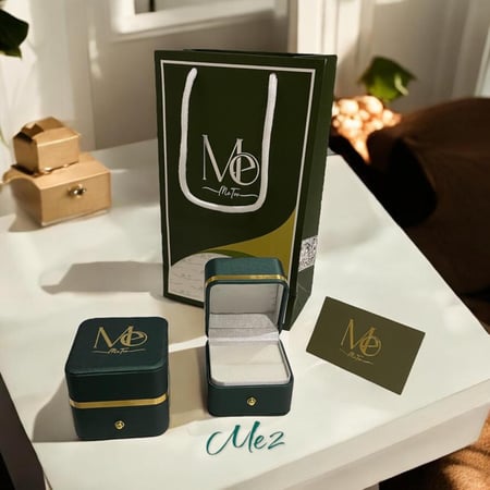 خاتم ملكي حجر فاتوران الماني موديل ( MUD ) مقاس 8