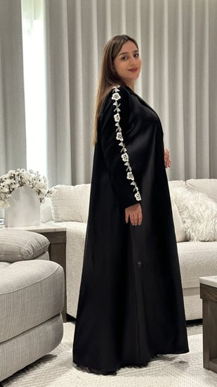 عباية تفته مع شك  وتطريز يدوي