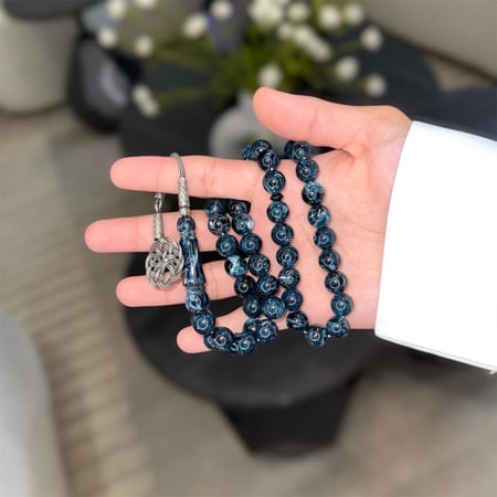 مسباح بكلايت ( تركواز مخلوط )