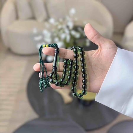 مسباح بكلايت كركوشة ( اخضر ملكي )