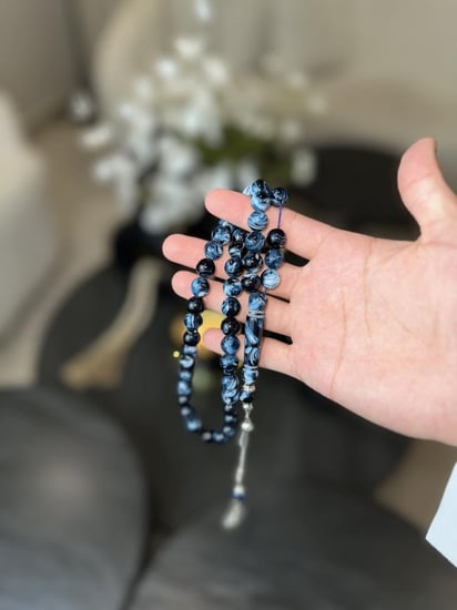 مسباح بكلايت ( تركواز مخلوط )