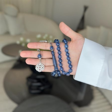 مسباح بكلايت ( بحري شفاف )