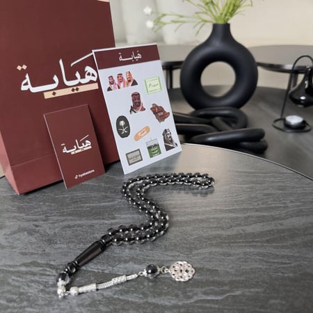 مسباح بكلايت ( اسود شفاف )