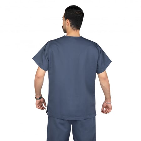 سكراب طبي للجنسين رصاصي غامق