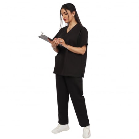 سكراب طبي للجنسين , اسود