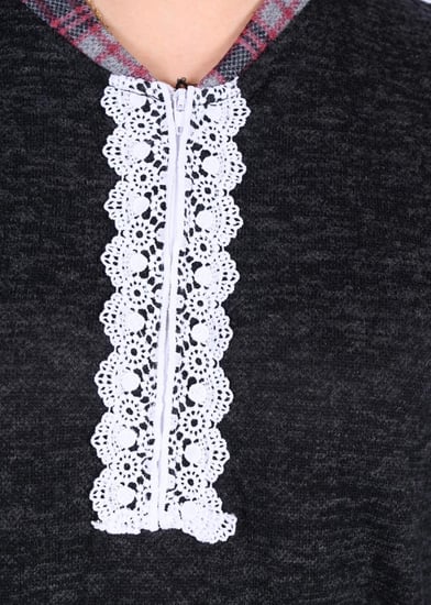 زي عاملات شتوي كاروهات 3 قطع