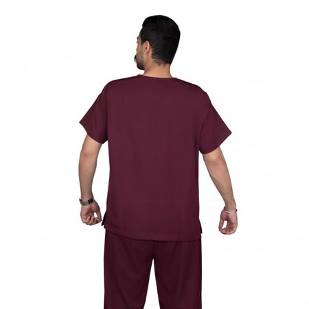 سكراب طبي للجنسين , عنابي