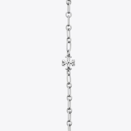 عقد توري بورش رقيق من سلسلة روكسان فضي