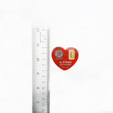 سبيكة الذهب مينى الاتحاد 1 جرام عيار 24