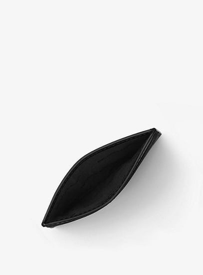 محفظة بطاقات باللون الاسود من مايكل كورس