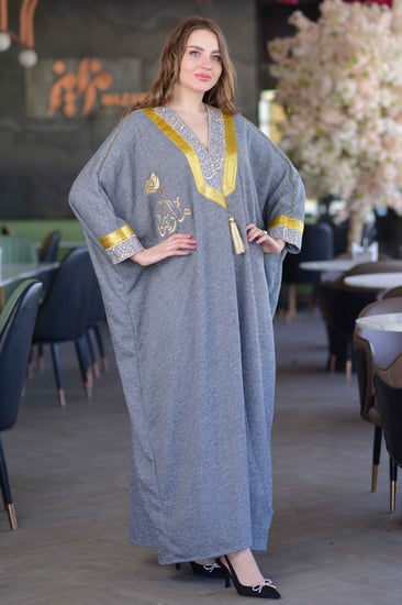 بشت شتوي ملكي رمادي