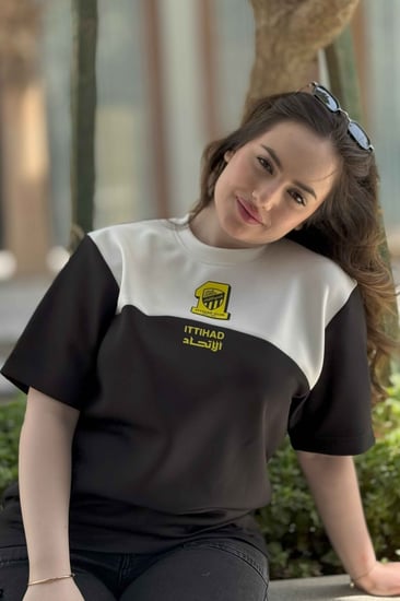 تيشرت الإتحاد أسود&أبيض