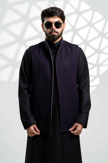 سديري جوخ دبل فيس بيجxموف غامق