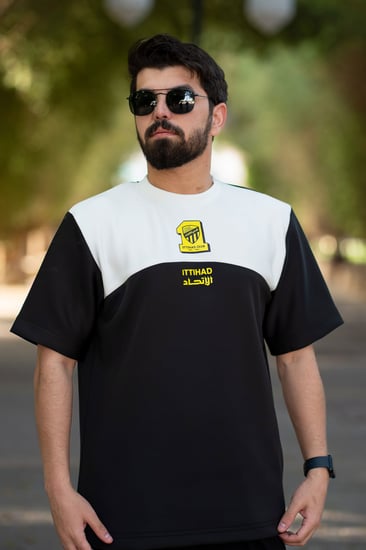 تيشرت الإتحاد أسود&أبيض