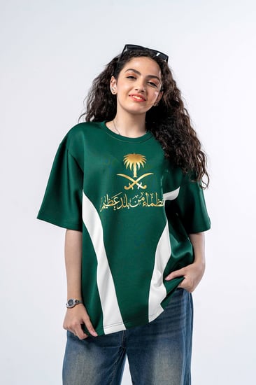 تيشرت اليوم الوطني نسائي KSA76