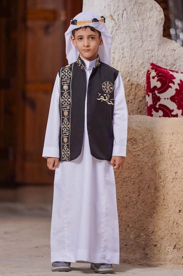 سديري ازياء وملابس يوم التأسيس فستان طقم هودي ولادي بناتي نسائي رجالي