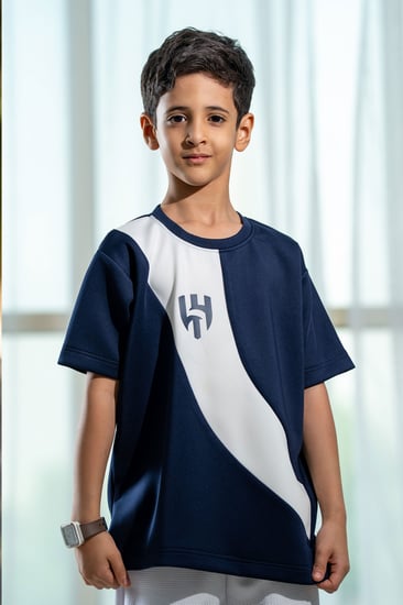 تيشرت الهلال  كحلي &ابيض