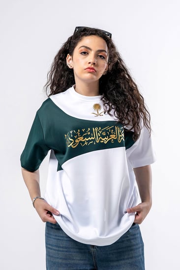 تيشرت اليوم الوطني نسائي KSA74