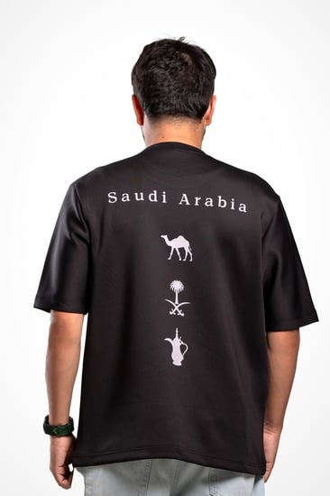 تيشرت اليوم الوطني اسود