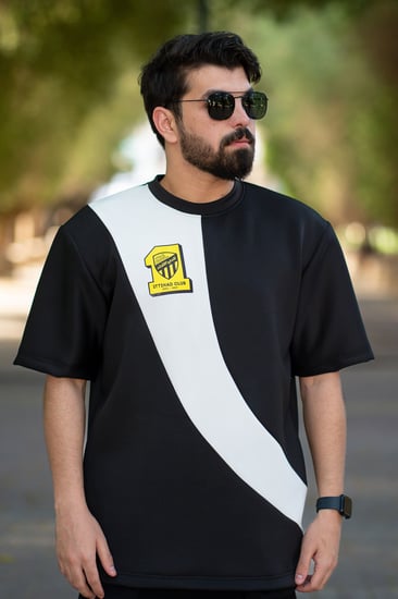 تيشرت الإتحاد أسود &أبيض