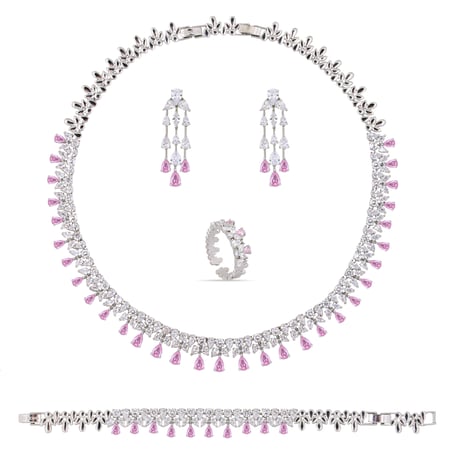 طقم مرصع بالزركون