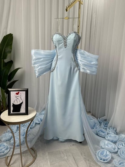 فستان باربي جازار لمعه