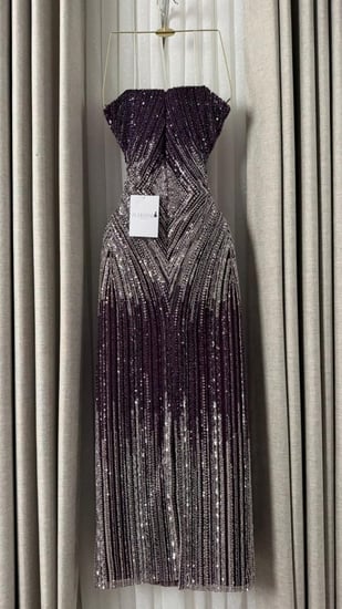 فستان سهرة بنفسجي