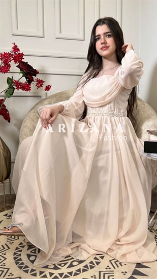 فستان سكري انيق