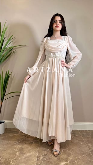 فستان سكري انيق