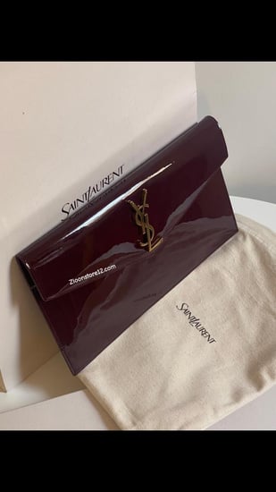Pouch YSL Dark red Wine