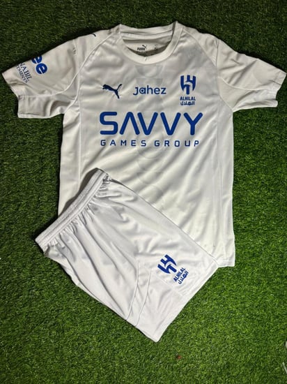 طقم نادي الهلال الاحتياطي الأبيض موسم 2025/2026 – نسخة المشجعين بجودة عالية